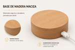 Lámpara Galaxia 3D LED — Bola de Cristal con Luz Nocturna, Decoración de Habitación y Regalo Original