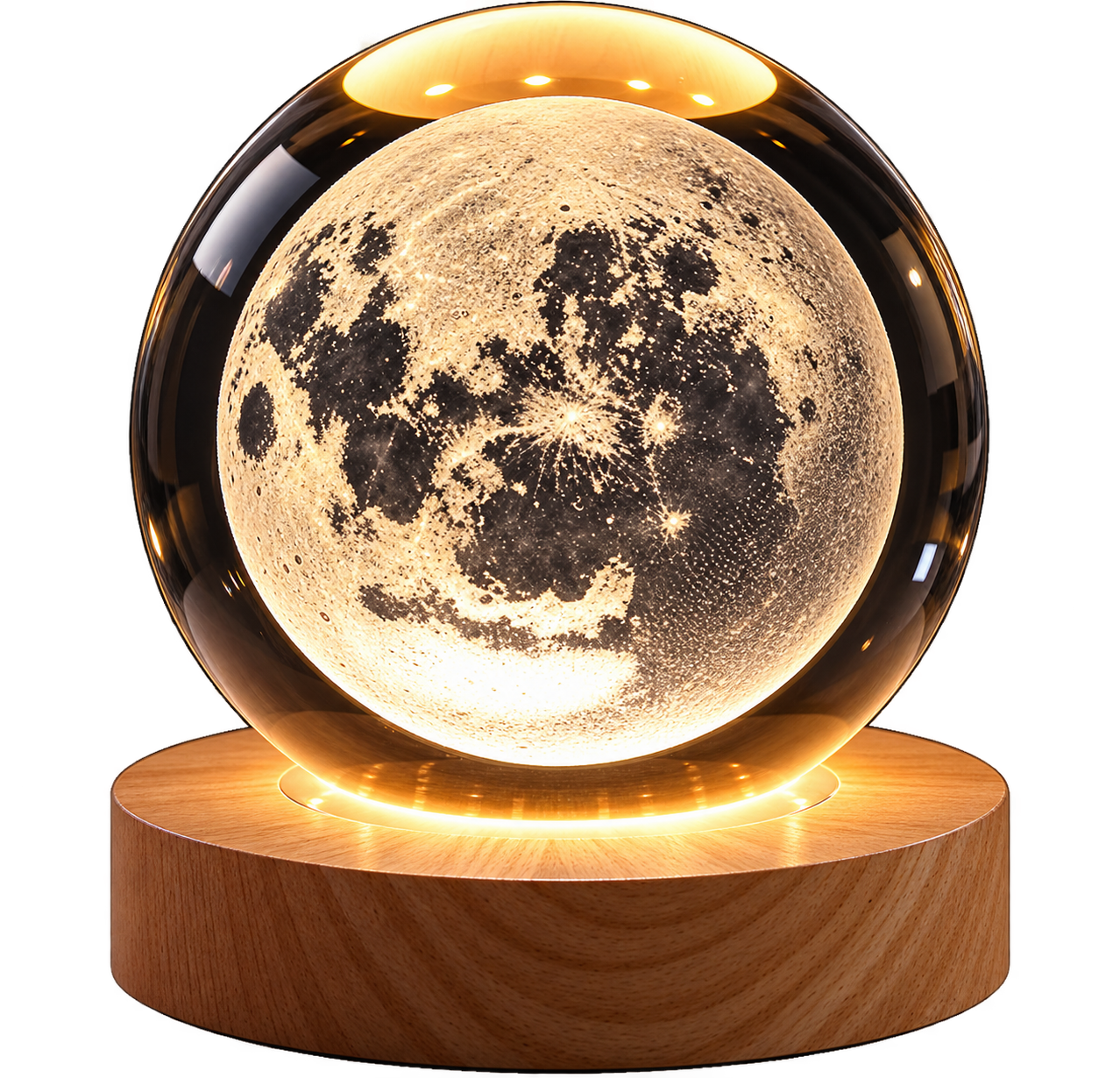 Lámpara Luna 3D